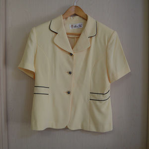 VTG Women's Jackie-O Style Suit-Petite Size M